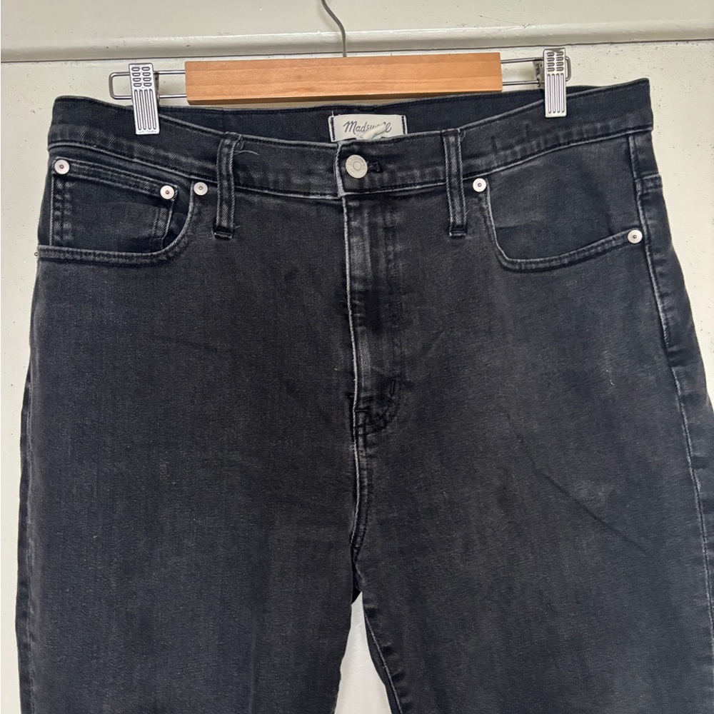Madewell Black Ankle Jeans - High-Rise Cropped